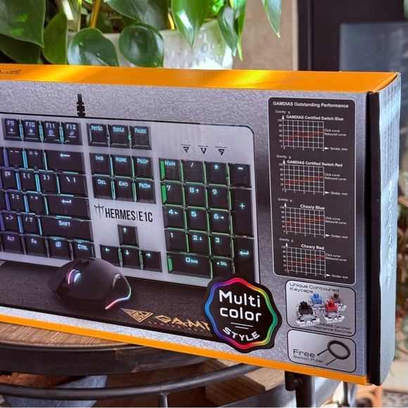 Never Used Gamdias Gaming Hermes E1C 3-in-1 Combo Mouse and Keyboard - Picture 3 of 11
